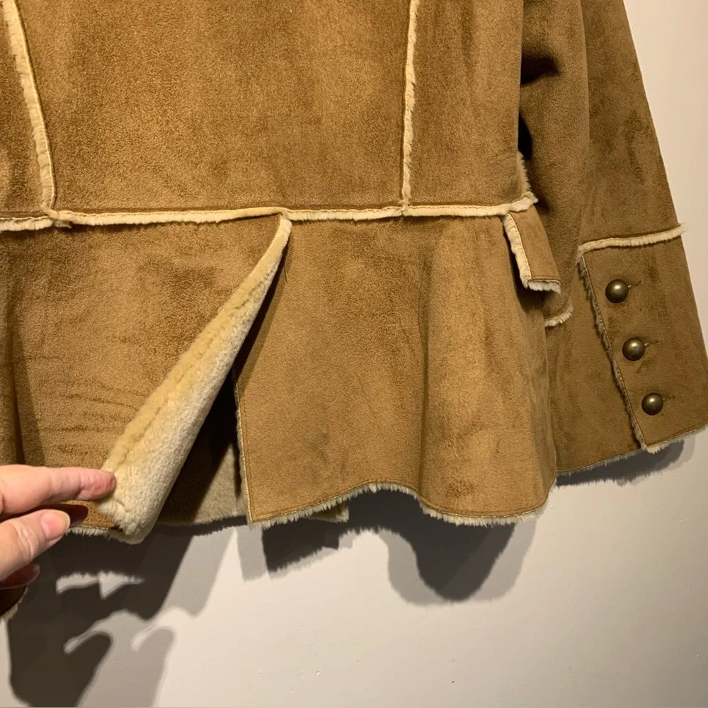 Vintage Guillaume Faux Leather Jacket XL-1X - Picture 8 of 10